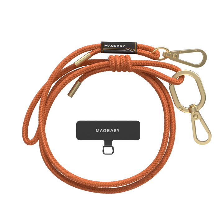 The MAGEASY orange 6mm STRAP and a STRAP CARD.